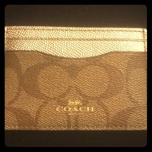 Designer Coach Card Holder
